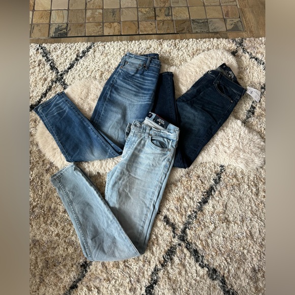 Bundle pairs of jeans American Eagle Hollister skinny slim